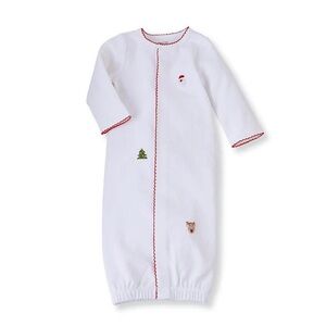 Mudpie White Christmas Knot Gown